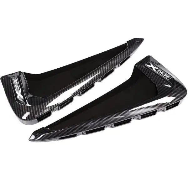 Car Craft Fender Vent Grill Leaf Plate Compatible with BMW