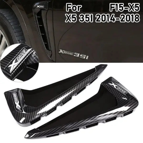 Car Craft Fender Vent Grill Leaf Plate Compatible with BMW