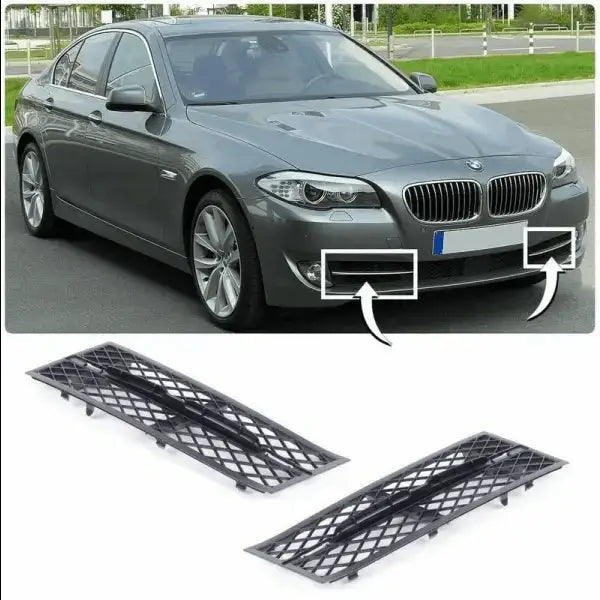 Car Craft Fog Lamp Grill Cover Compatible With Bmw 5 Series