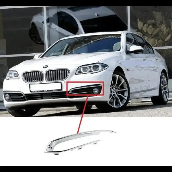 Car Craft Fog Lamp Grill Cover Strip Compatible With Bmw 5