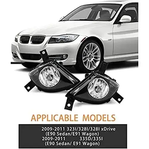 Car Craft Fog Lamp Fog Light Compatible With Bmw 3 Series