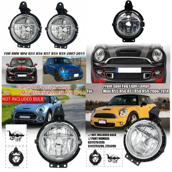 Car Craft Fog Lamp Fog Light Compatible With Mini Cooper