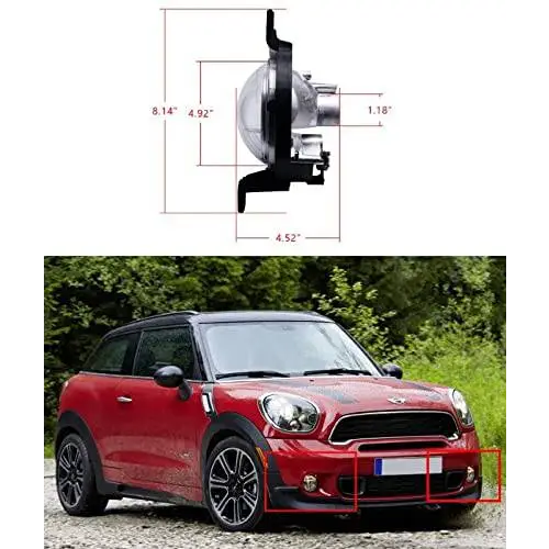 Car Craft Fog Lamp Fog Light Compatible With Mini Cooper