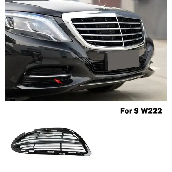 CAR CRAFT Fog Lamp Light Grill Compatible With Mercededs S