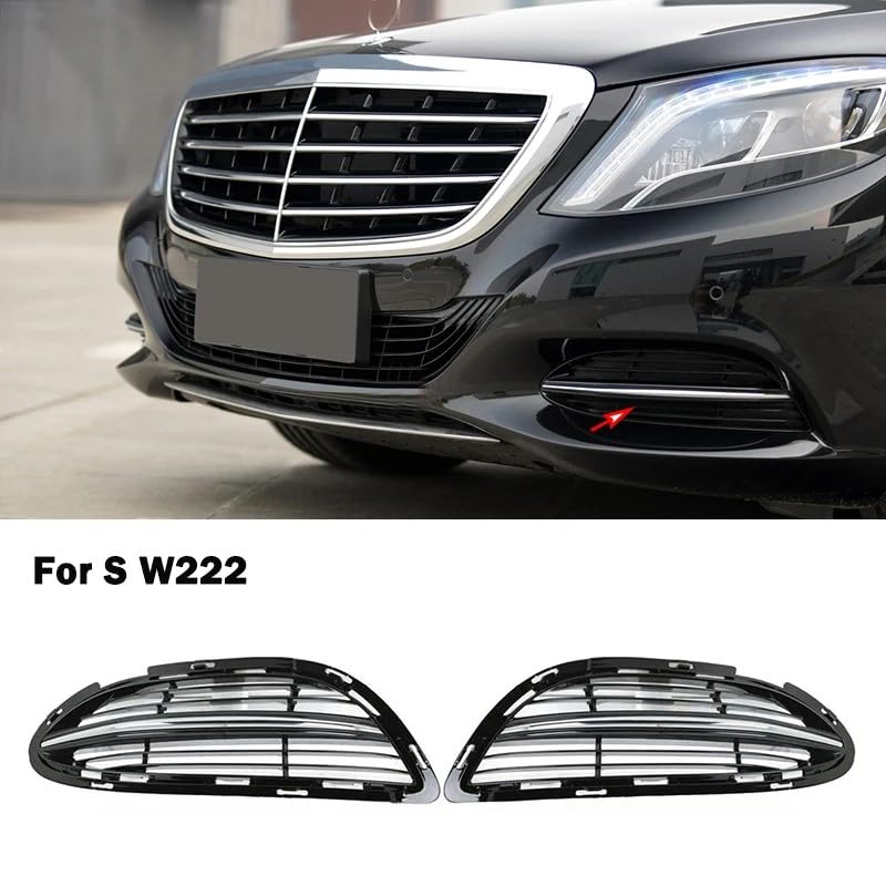 CAR CRAFT Fog Lamp Light Grill Compatible With Mercededs S