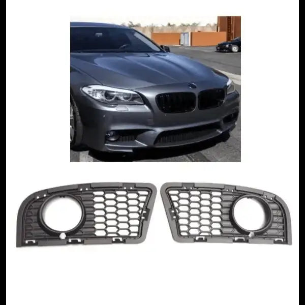 Car Craft Fog Lamp Mesh Grill Compatible With Bmw 5 Series