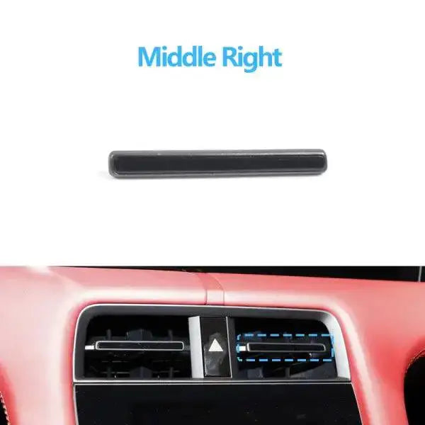 Car Craft Front Air Ac Vent Grille Slider Trim Strip