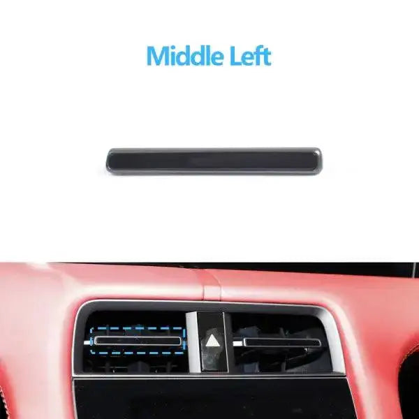 Car Craft Front Air Ac Vent Grille Slider Trim Strip