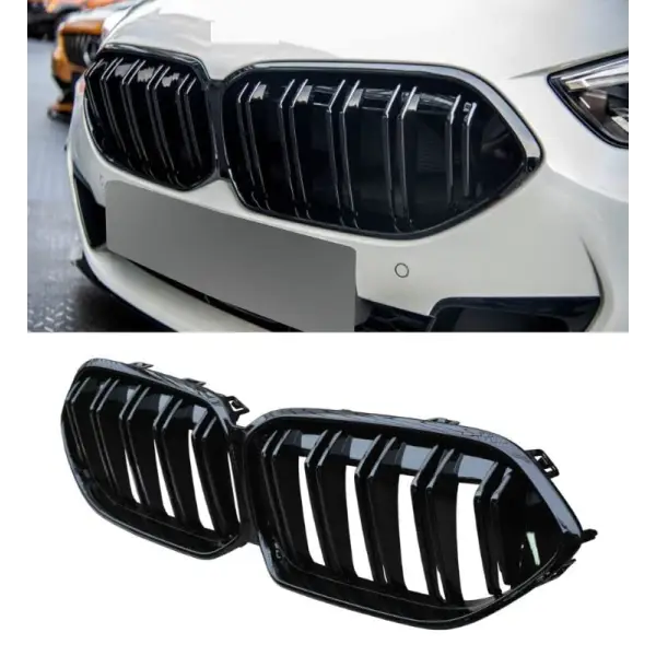 Car Craft Front Bumper Grill Compatible With Bmw 2 Series