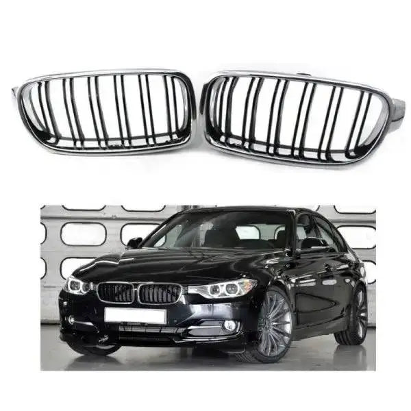 Car Craft Front Bumper Grill Compatible With Bmw 3 Series