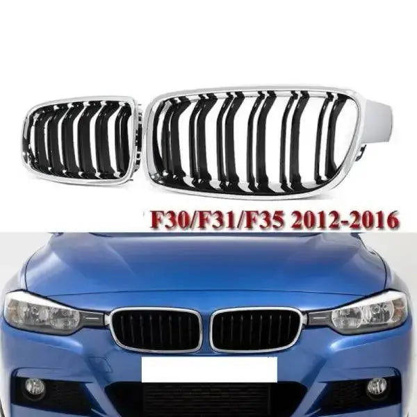 Car Craft Front Bumper Grill Compatible With Bmw 3 Series