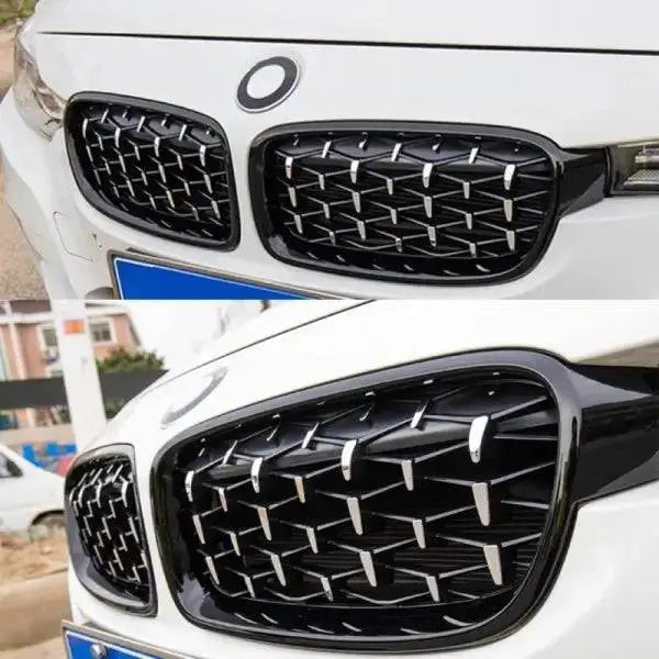 Car Craft Front Bumper Grill Compatible With Bmw 3 Series