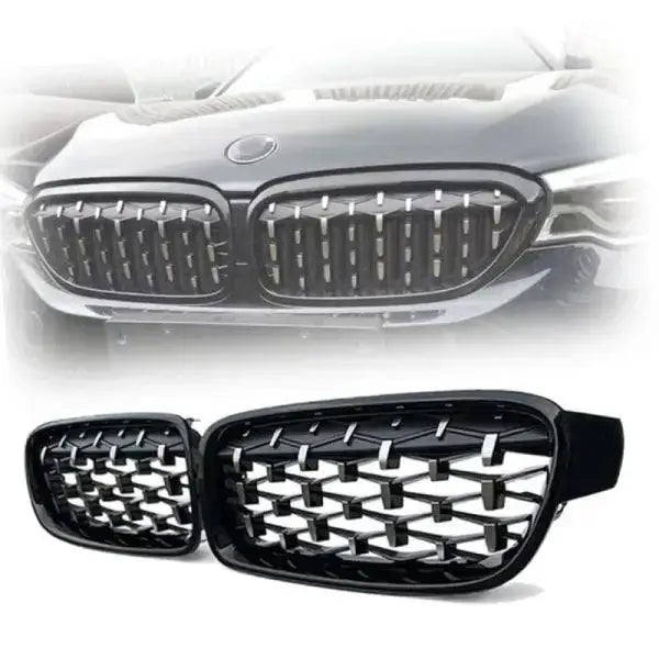 Car Craft Front Bumper Grill Compatible With Bmw 3 Series