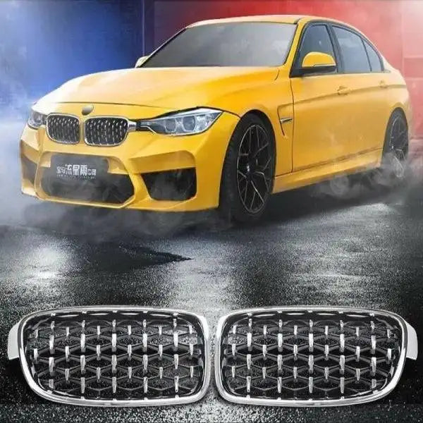 Car Craft Front Bumper Grill Compatible With Bmw 3 Series