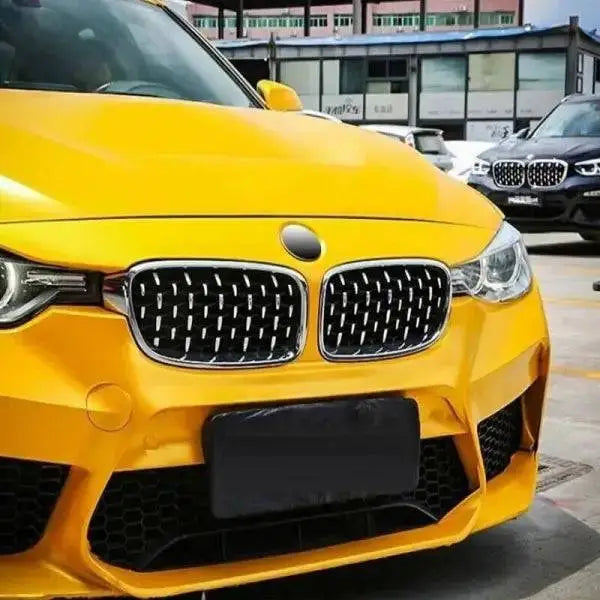 Car Craft Front Bumper Grill Compatible With Bmw 3 Series