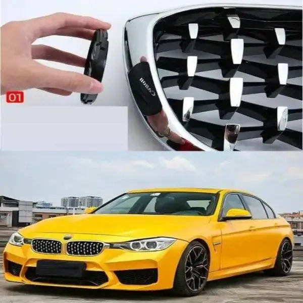 Car Craft Front Bumper Grill Compatible With Bmw 3 Series