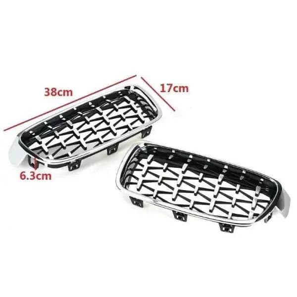 Car Craft Front Bumper Grill Compatible With Bmw 3 Series