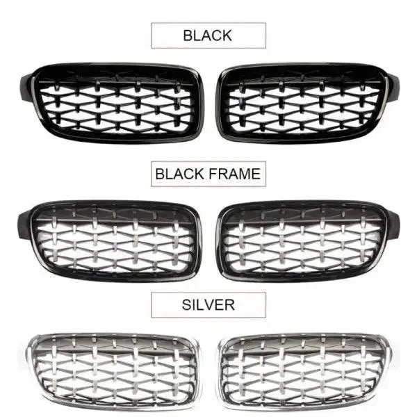 Car Craft Front Bumper Grill Compatible With Bmw 3 Series