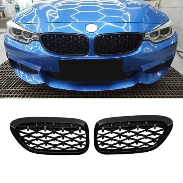 Car Craft Front Bumper Grill Compatible With Bmw 3 Series