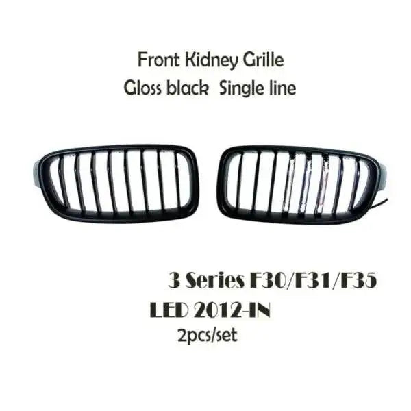 Car Craft Front Bumper Grill Compatible With Bmw 3 Series