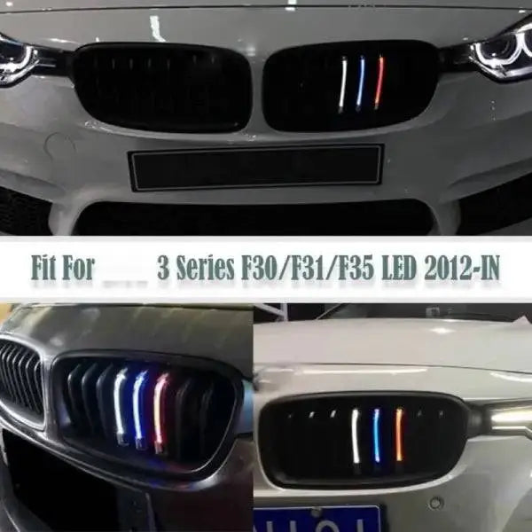 Car Craft Front Bumper Grill Compatible With Bmw 3 Series