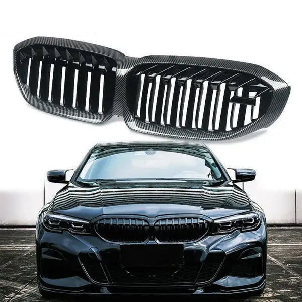 Car Craft Front Bumper Grill Compatible With Bmw 3 Series