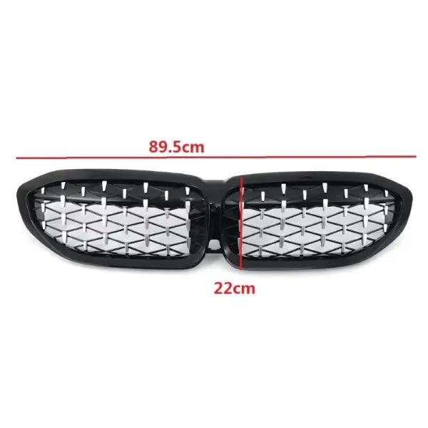 Car Craft Front Bumper Grill Compatible With Bmw 3 Series