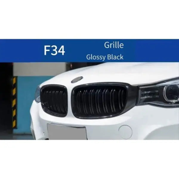 Car Craft Front Bumper Grill Compatible With Bmw 3 Series Gt