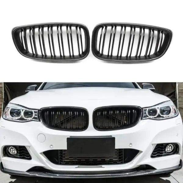 Car Craft Front Bumper Grill Compatible With Bmw 3 Series Gt