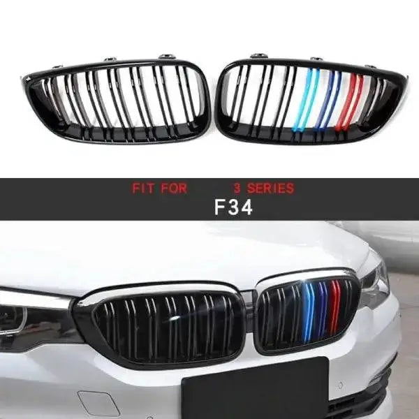 Car Craft Front Bumper Grill Compatible With Bmw 3 Series