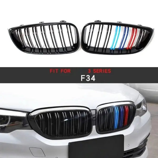 Car Craft Front Bumper Grill Compatible With Bmw 3 Series Gt