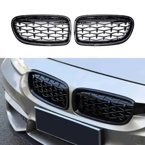 Car Craft Front Bumper Grill Compatible With Bmw 5 Series