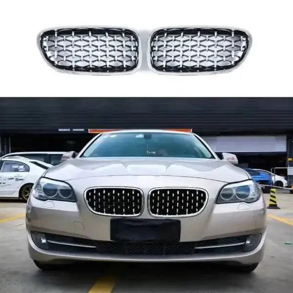 Car Craft Front Bumper Grill Compatible With Bmw 5 Series