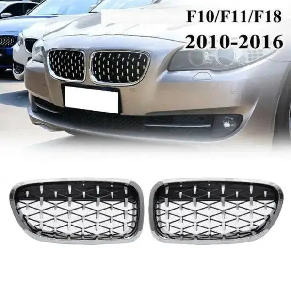 Car Craft Front Bumper Grill Compatible With Bmw 5 Series