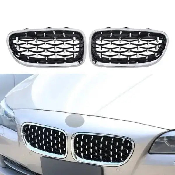 Car Craft Front Bumper Grill Compatible With Bmw 5 Series