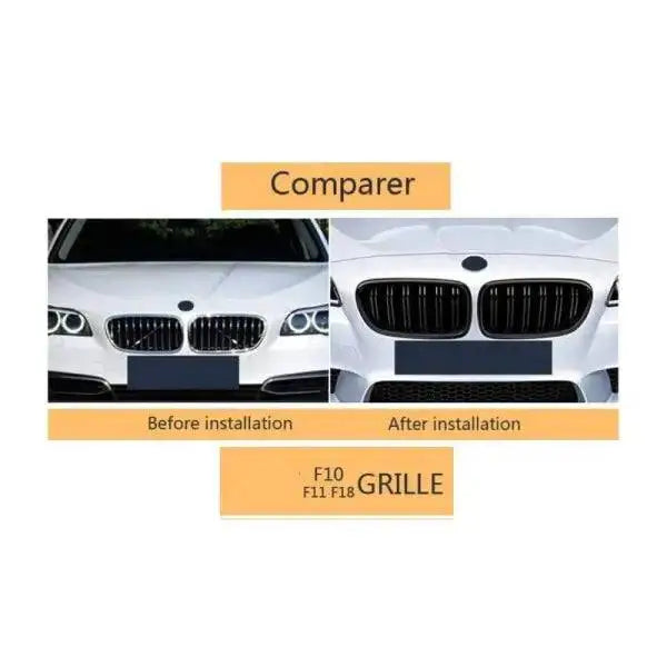 Car Craft Front Bumper Grill Compatible With Bmw 5 Series