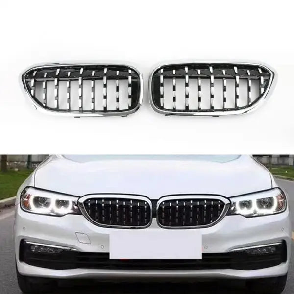 Car Craft Front Bumper Grill Compatible With Bmw 5 Series