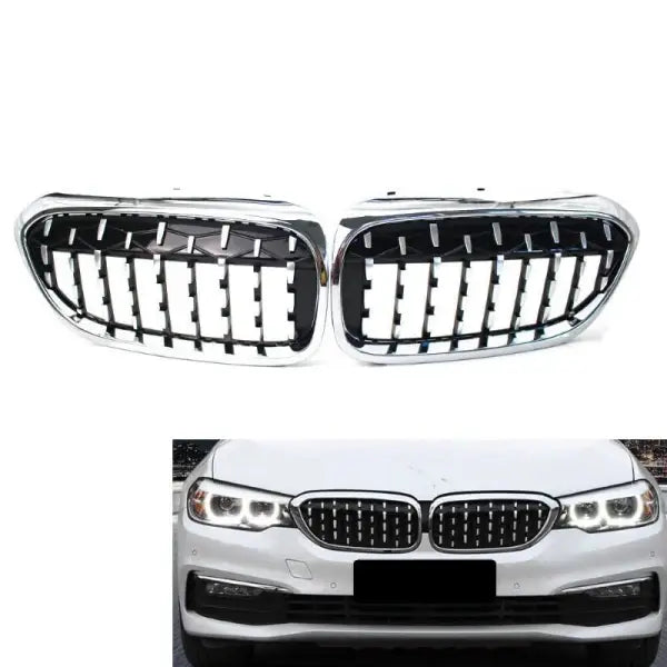 Car Craft Front Bumper Grill Compatible With Bmw 5 Series