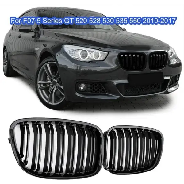 Car Craft Front Bumper Grill Compatible With Bmw 5 Series Gt