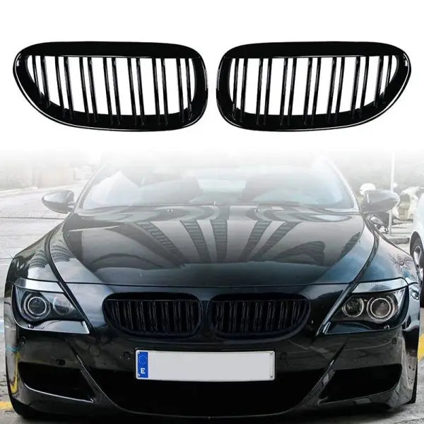 Car Craft Front Bumper Grill Compatible With Bmw 6 Series