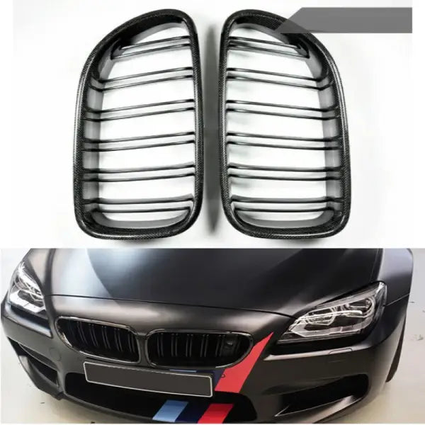 Car Craft Front Bumper Grill Compatible With Bmw 6 Series