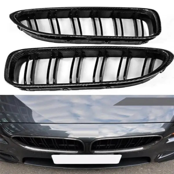 Car Craft Front Bumper Grill Compatible With Bmw 6 Series