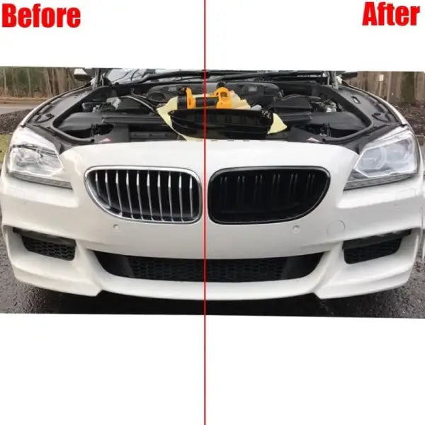 Car Craft Front Bumper Grill Compatible With Bmw 6 Series