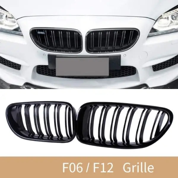 Car Craft Front Bumper Grill Compatible With Bmw 6 Series