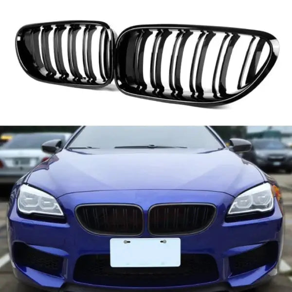 Car Craft Front Bumper Grill Compatible With Bmw 6 Series