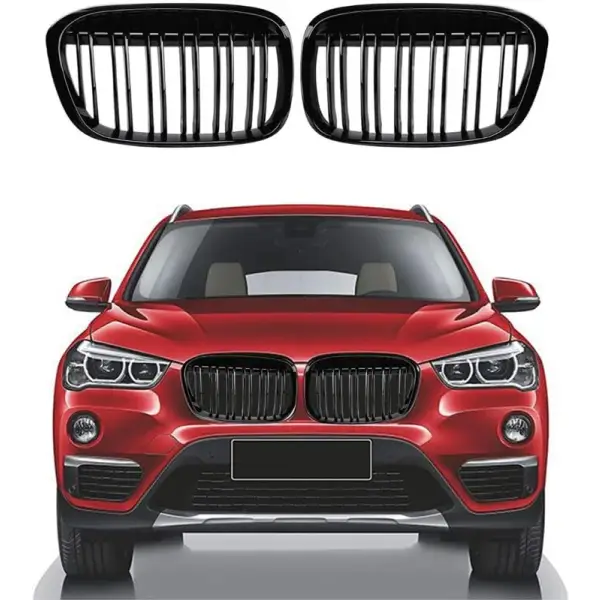 Car Craft Front Bumper Grill Compatible With Bmw X1 F48