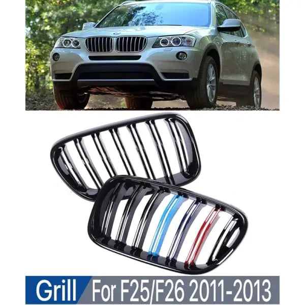 Car Craft Front Bumper Grill Compatible With Bmw X3 F25