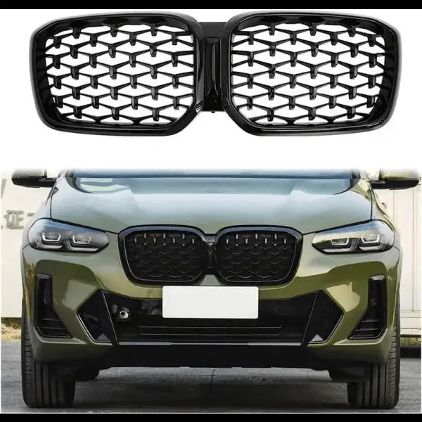 Car Craft Front Bumper Grill Compatible With Bmw X3 Series