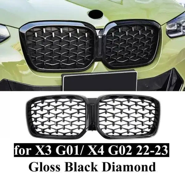 Car Craft Front Bumper Grill Compatible With Bmw X3 Series