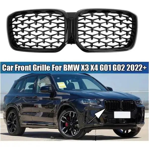 Car Craft Front Bumper Grill Compatible With Bmw X3 Series